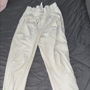 lululemon athletica Cream Track Pants